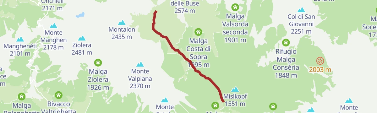 Route map: Rio Montalon H